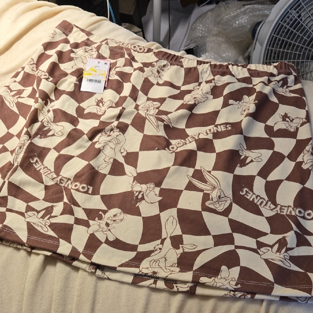 Looney Tunes Brown Mini Skirt